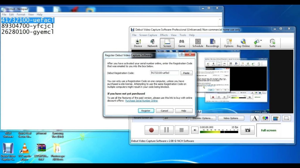 videopad video editor 610 serial key