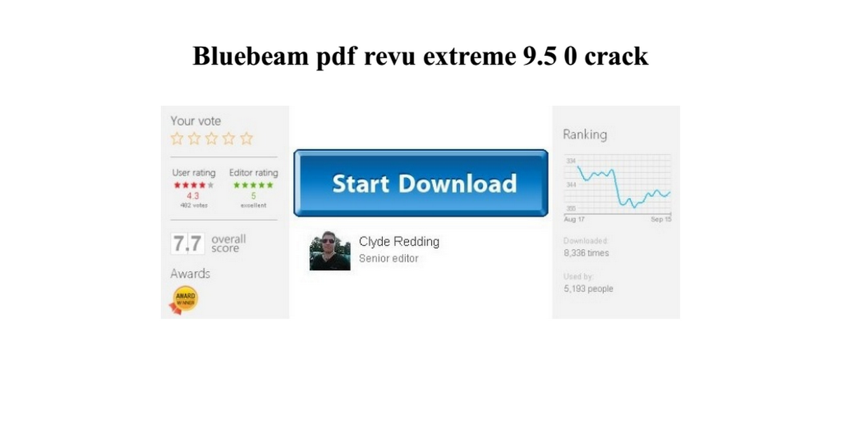  Bluebeam PDF Revu 2020 
