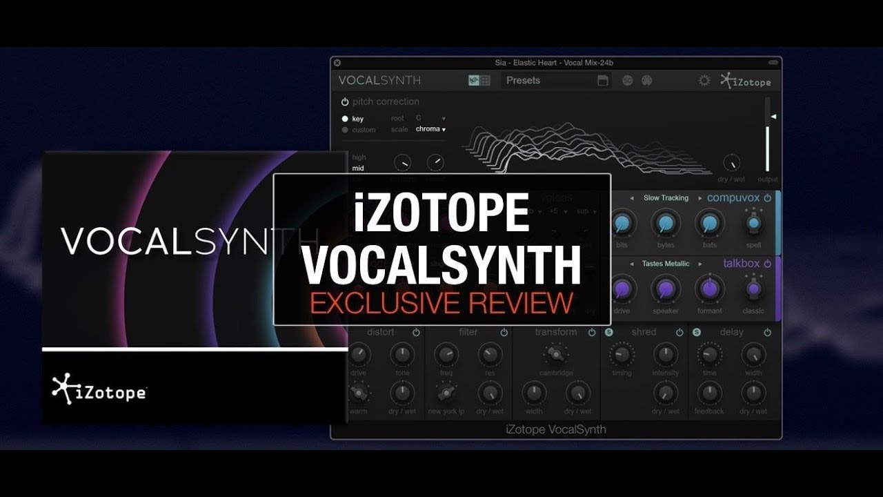 iZotope VocalSynth 2.6.1 free downloads