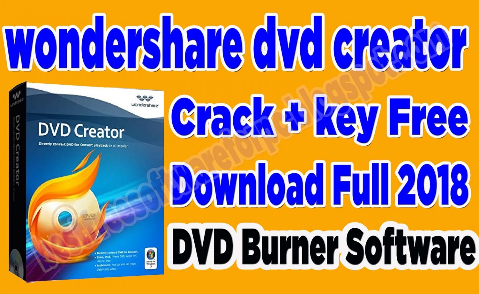 wondershare dvd creator free license key