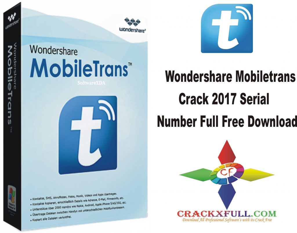 wondershare mobiletrans serial key and email