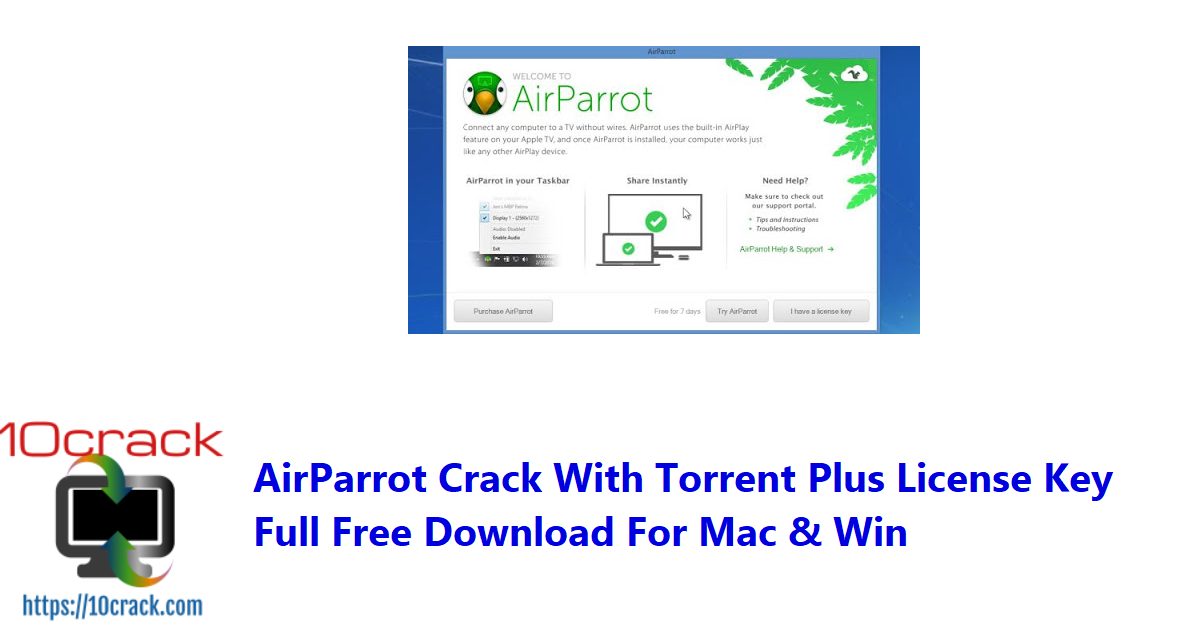 airparrot 2 has stopped working