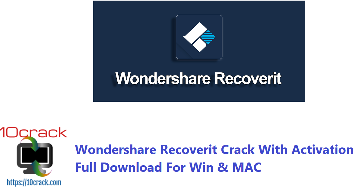 wondershare recoverit mac crack