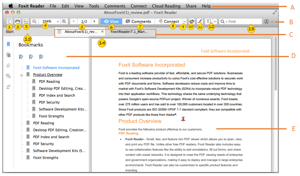 what is foxit reader disconnect pdf feature