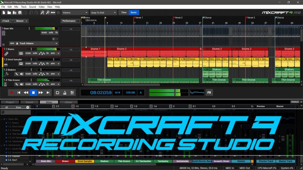 MixCraft Pro Sutdio Crack Full Registration Key Free Download 2022