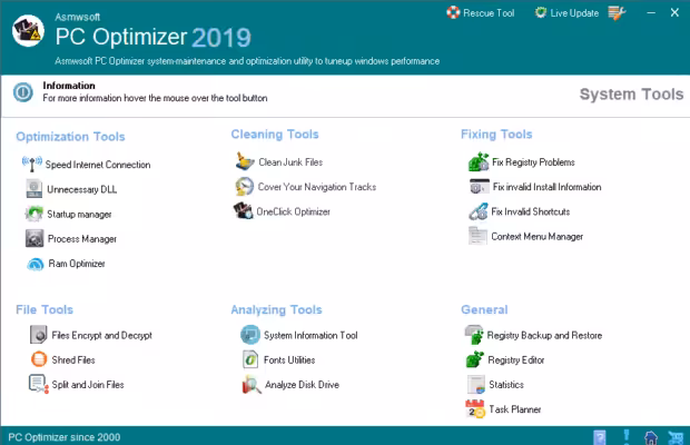 Asmwsoft PC Optimizer 2022 v13.2.3262