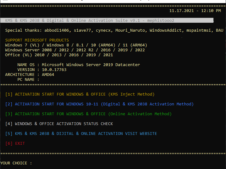 KMS/2038 & Digital & Online Activation Suite 10.0